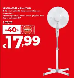 Bennet Ventilatore a piantana offerta