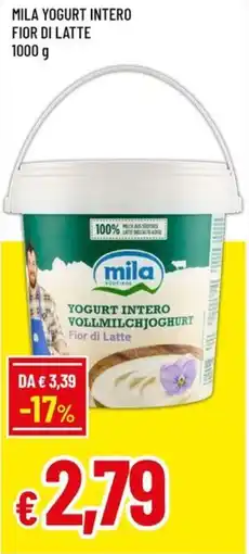 A&O Mila yogurt intero fior di latte offerta
