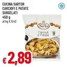 A&O Cucina sartor carciofi e patate surgelati offerta