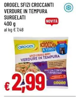 A&O Orogel sfizi croccanti verdure in tempura surgelati offerta