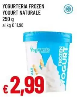 A&O Yogurteria frozen yogurt naturale offerta