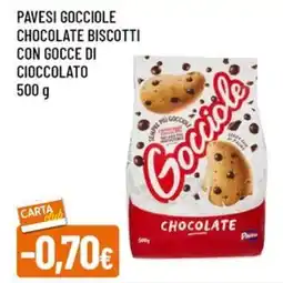 A&O Pavesi gocciole chocolate biscotti con gocce di cioccolato offerta