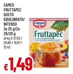 A&O Cameo fruttapec gusto equilibrato/ intenso offerta