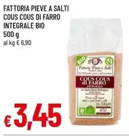 A&O Fattoria pieve a salti cous cous di farro integrale bio offerta