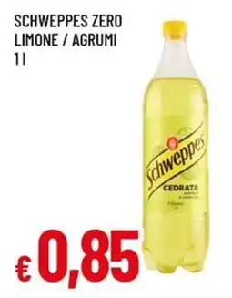 A&O Schweppes zero limone / agrumi offerta