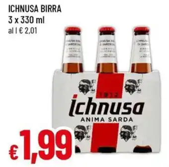 A&O Ichnusa birra offerta