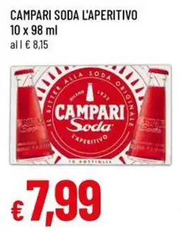 A&O Campari soda l'aperitivo offerta