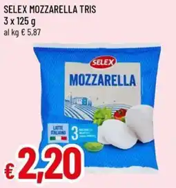A&O Selex mozzarella tris offerta