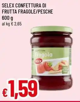 A&O Selex confettura di frutta fragole/pesche offerta