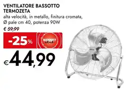 Bennet Ventilatore bassotto TERMOZETA offerta