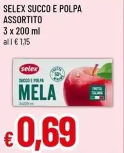 A&O Selex succo e polpa offerta