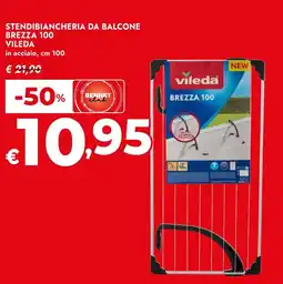 Bennet Stendibiancheria da balcone brezza 100 VILEDA offerta
