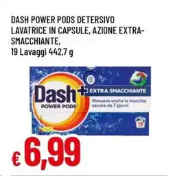 A&O Dash power pods detersivo lavatrice in capsule, azione extra- smacchiante offerta
