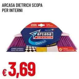 A&O Arcasa dietrich scopa per interni offerta