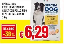 A&O Special dog excellence medium adult con pollo riso, semi di lino, agrumi offerta