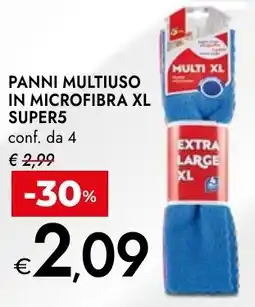 Bennet Panni multiuso in microfibra XL SUPER5 offerta