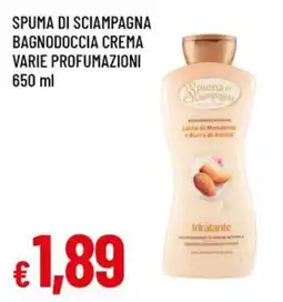 A&O Spuma di sciampagna bagnodoccia crema offerta