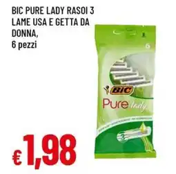 A&O Bic pure lady rasoi 3 lame usa e getta da donna offerta