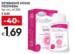 Bennet Detergente intimo FISIOTHERM offerta