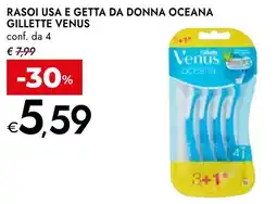 Bennet Rasoi usa e getta da donna oceana gillette VENUS offerta