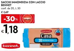 Bennet Sacchi immondizia con laccio BENNET offerta