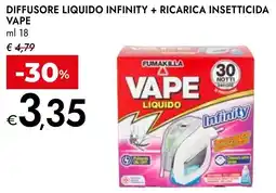 Bennet Diffusore liquido infinity + ricarica insetticida VAPE offerta