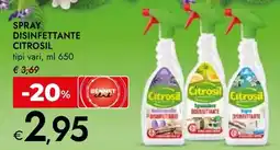 Bennet Spray disinfettante CITROSIL offerta