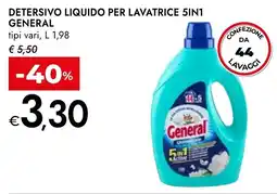 Bennet Detersivo liquido per lavatrice 5in1 GENERAL offerta