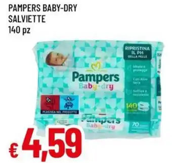 A&O Pampers baby-dry salviette offerta