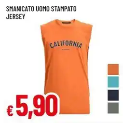 A&O Smanicato uomo stampato jersey offerta