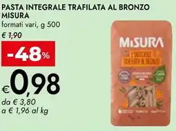 Bennet Pasta integrale trafilata al bronzo MISURA offerta