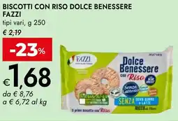 Bennet Biscotti con riso dolce benessere FAZZI offerta