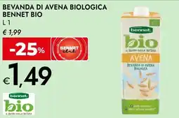 Bennet Bevanda di avena biologica BENNET BIO offerta