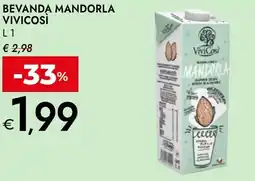 Bennet Bevanda mandorla VIVICOSÌ offerta