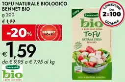 Bennet Tofu naturale biologico BENNET BIO offerta