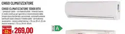 A&O CHIGO CLIMATIZZATORE 12000 BTU offerta