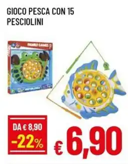 A&O Gioco pesca con 15 pesciolini offerta