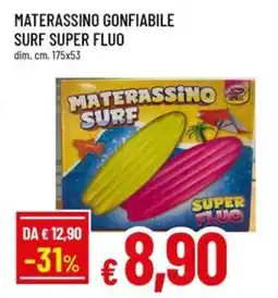 A&O Materassino gonfiabile surf super fluo offerta
