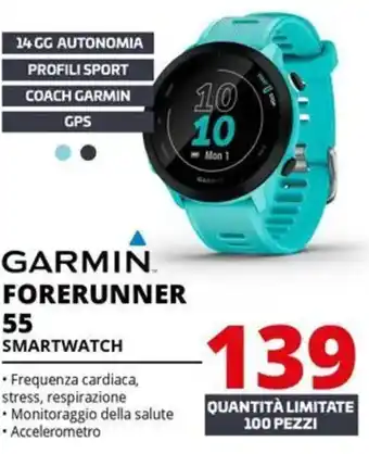 Comet Garmin forerunner 55 smartwatch offerta
