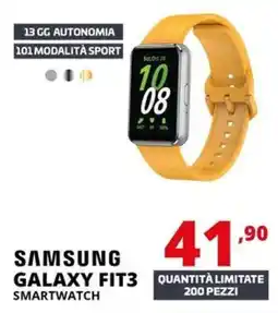 Comet Samsung galaxy fit3 smartwatch offerta