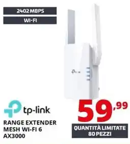Comet Tp-link range extender mesh wi-fi 6 AX3000 offerta