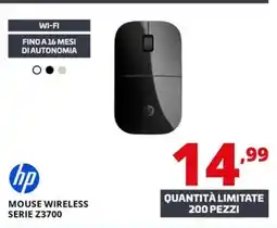 Comet Hp mouse wireless serie Z3700 offerta