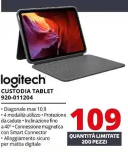 Comet logitech CUSTODIA TABLET 920-011204 offerta