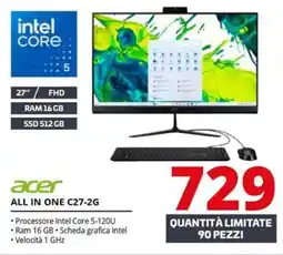 Comet acer ALL IN ONE C27-2G offerta