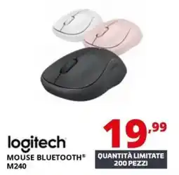 Comet Logitech mouse bluetooth M240 offerta