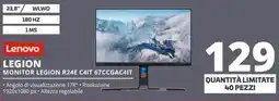 Comet Lenovo LEGION MONITOR LEGION R24E C4IT 67CCGAC4IT offerta