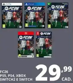 Comet FC26 PS5, PS4, xbox Switch2 e switch offerta