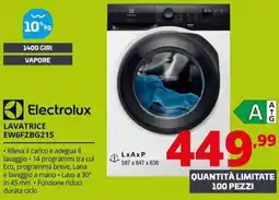 Comet Electrolux LAVATRICE EW6FZBG215 offerta