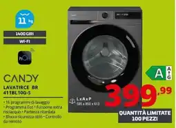 Comet CANDY LAVATIRCE BR 411BL10G-S offerta
