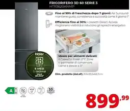 Comet Haier FRIGORIFERO 3D 60 SERIE 3 HTR3620ANMP offerta
